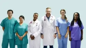 Free Articles 4 Group of international doctors and healthcare professionals from diverse backgrounds